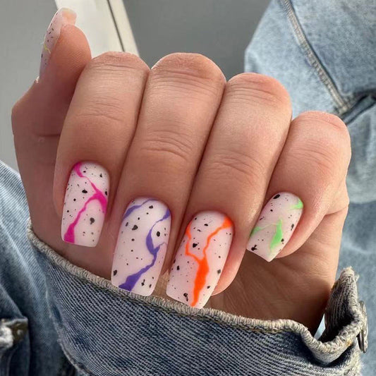 colored marble